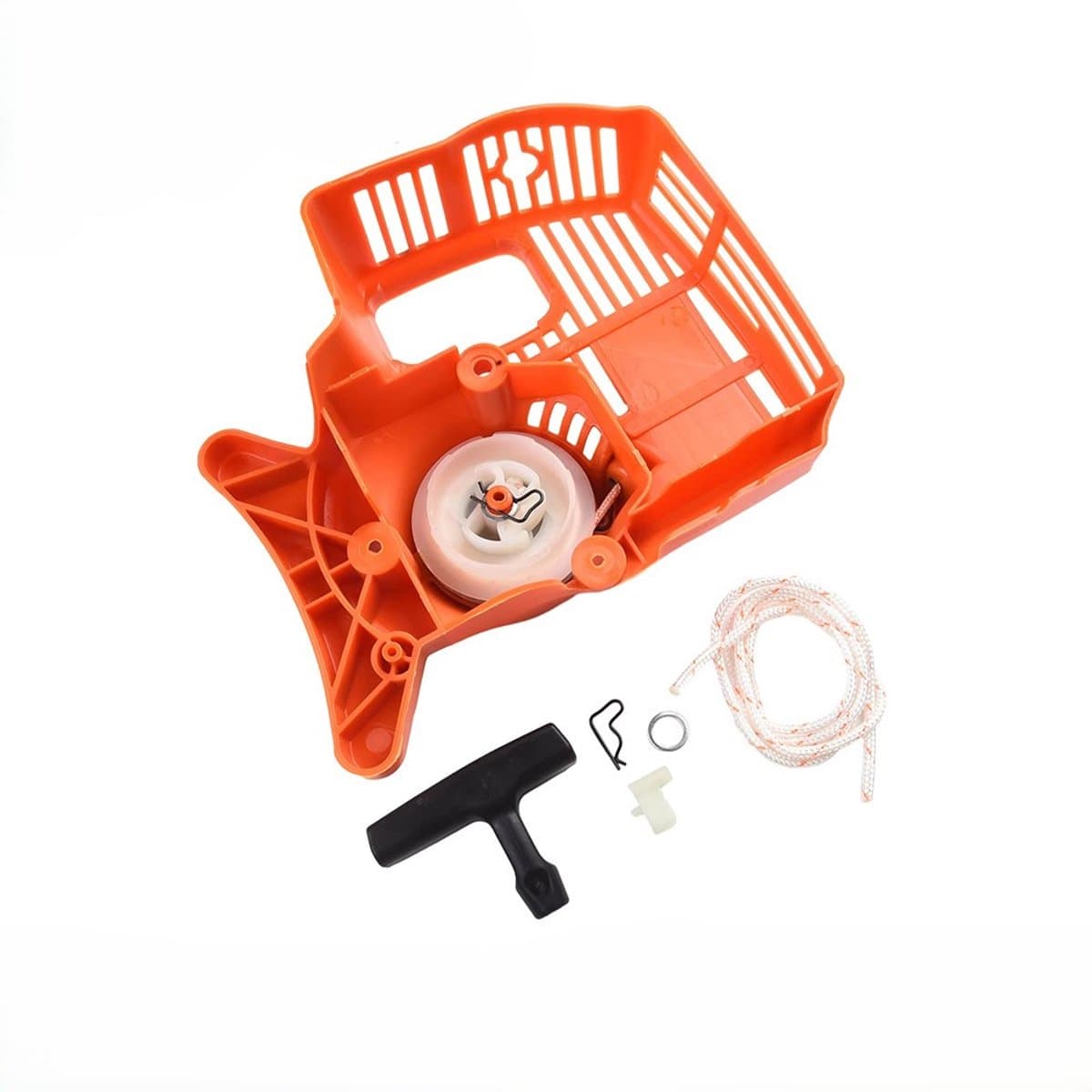 1set - Terugslag Starter - draad trimmer - Achteruitrijstarter Grastrimmer - trekstarter - grasmaaier - startset - geschi kt voor FS38 - FS45 - FS46 - FS55 - FC55 - HL45 - KM55 - Trekplaatmontage voor bosmaaier en trimmer — afbeelding 1