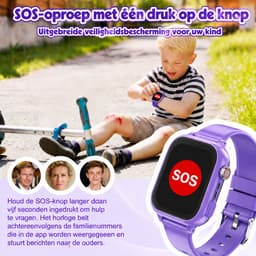 Vashoy T53-Kinderhorloge-Nieuwe smartwatches voor kinderen met GPS-videogesprek-SOS-Leermodus-App om te downloaden-Cadeaus voor kinderen van 5 tot 16 jaar — thumbnail 5