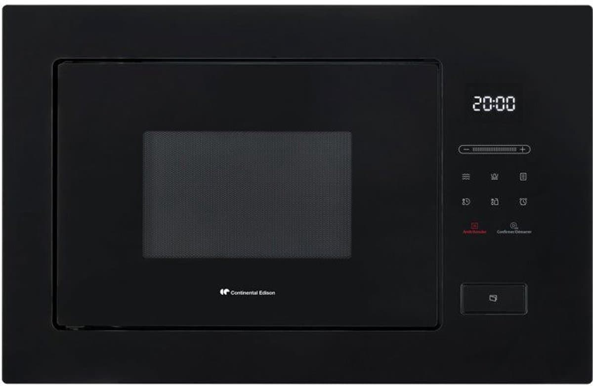 Continental Edison – CEMO26GEFB – Inbouw magnetron – 26 L – Grill — afbeelding 1