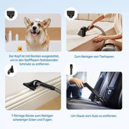 Seth Select Tapijt- en Bekledingsreiniger – Vlekkenreiniger - Tapijtreiniger machine - 16 kPa Krachtige Zuigkracht – Draagbare Vlekkenreiniger met Watertanks 1300 ml / 1900 ml — thumbnail 2