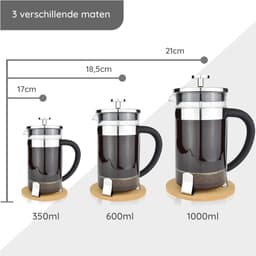 VLSelect® French press koffiemaker - Koffiepers - Verse koffiemaker — thumbnail 2