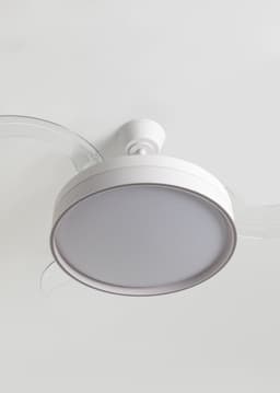 CREATE - Stille plafondventilator 40 W Ø107 cm met intrekbare bladen en LED-licht - M - Met licht - WIFI - WIND CLEAR EDGE — thumbnail 3