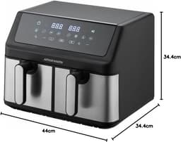 Heteluchtfriteuse - Airfryer XL - Gezond Frituren - Grote Capaciteit - 43x44x34cm - Meerkleurig — thumbnail 5