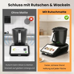 Keukenmachine Mat - Apparaat Onderlegger - Stabiel Mixen - Antislip & Trillingsdempend - 40x24cm — thumbnail 2