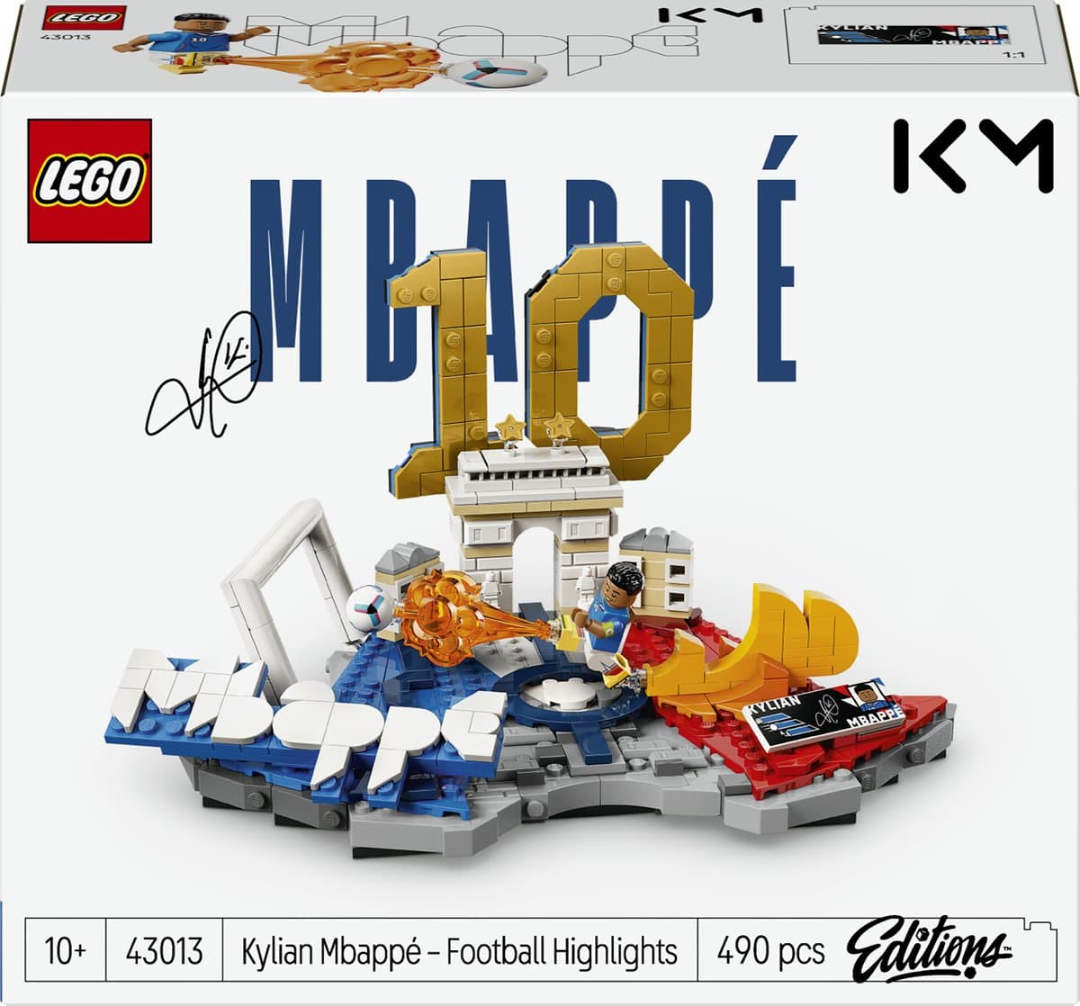 Lego Edition Sports 43013 Kylian Mbappé – Voetbalhoogtepunten Bouwelementen — afbeelding 1