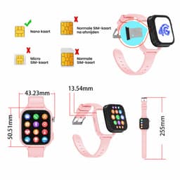 Vashoy T53-Kinderhorloge-Nieuwe smartwatches voor kinderen met GPS-videogesprek-SOS-Leermodus-App om te downloaden-Cadeaus voor kinderen van 5 tot 16 jaar — thumbnail 2