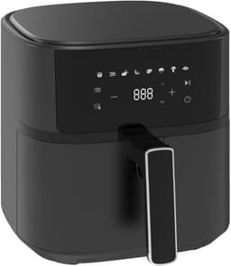 AIMASON 625A Airfryer - 6.5L Heteluchtfriteuse met LED-display - Snelverwarming van 1700W - Metalen Binnenmand - 8 programma's - 80-200℃ - Zwart — thumbnail 1