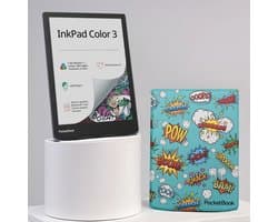 PocketBook InkPad Color 3 e-reader – 7.8 inch – 32 GB – waterdicht + Comic Flip Cover – voordeelbundel