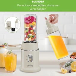 Homelux - 4-in-1 Keukenmachine – Hakmolen – Blender – Mixer – 2L Glazen Kom – 600ml Smoothie Beker – 250W Foodprocessor – Knoflooksnijder – Kruidenmolen – Compact Keukenapparaat – Voor Groenten Vlees Noten Smoothies – Keukenhulp — thumbnail 3