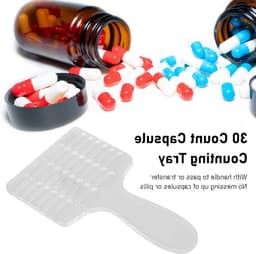 Tablet voor capsules met 30 tellingen, handvat, eenvoudig te bedienen, ideaal voor ziekenhuizen en apotheken, hoogwaardig en duurzaam materiaal — thumbnail 2