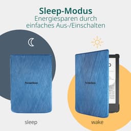 PocketBook Verse Pro e-reader Azure – 6 inch – 16 GB – waterdicht + Blauw Hoesje – voordeelbundel — thumbnail 3