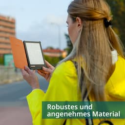 PocketBook Verse Pro e-reader Azure – 6 inch – 16 GB – waterdicht + Oranje Hoesje – voordeelbundel — thumbnail 5