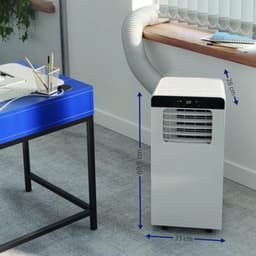 Thuys - Mobiele Airconditioner 3-in-1 voor Ruimten tot 25 m² | Koelen, Ontvochtigen en Ventileren | Eco Vriendelijk Koelmiddel | 7000 BTU/h — thumbnail 4