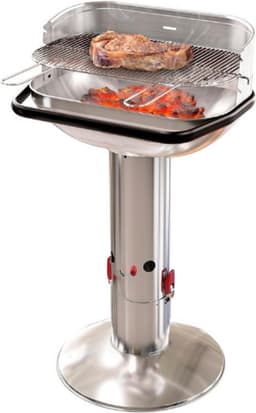 55 houtskoolbarbecue uit rvs 56 cm x 34 cm — thumbnail 1