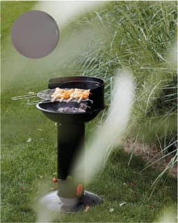 houtskoolbarbecue Loewy 40 uit email zwart 40cm H 75cm — thumbnail 2