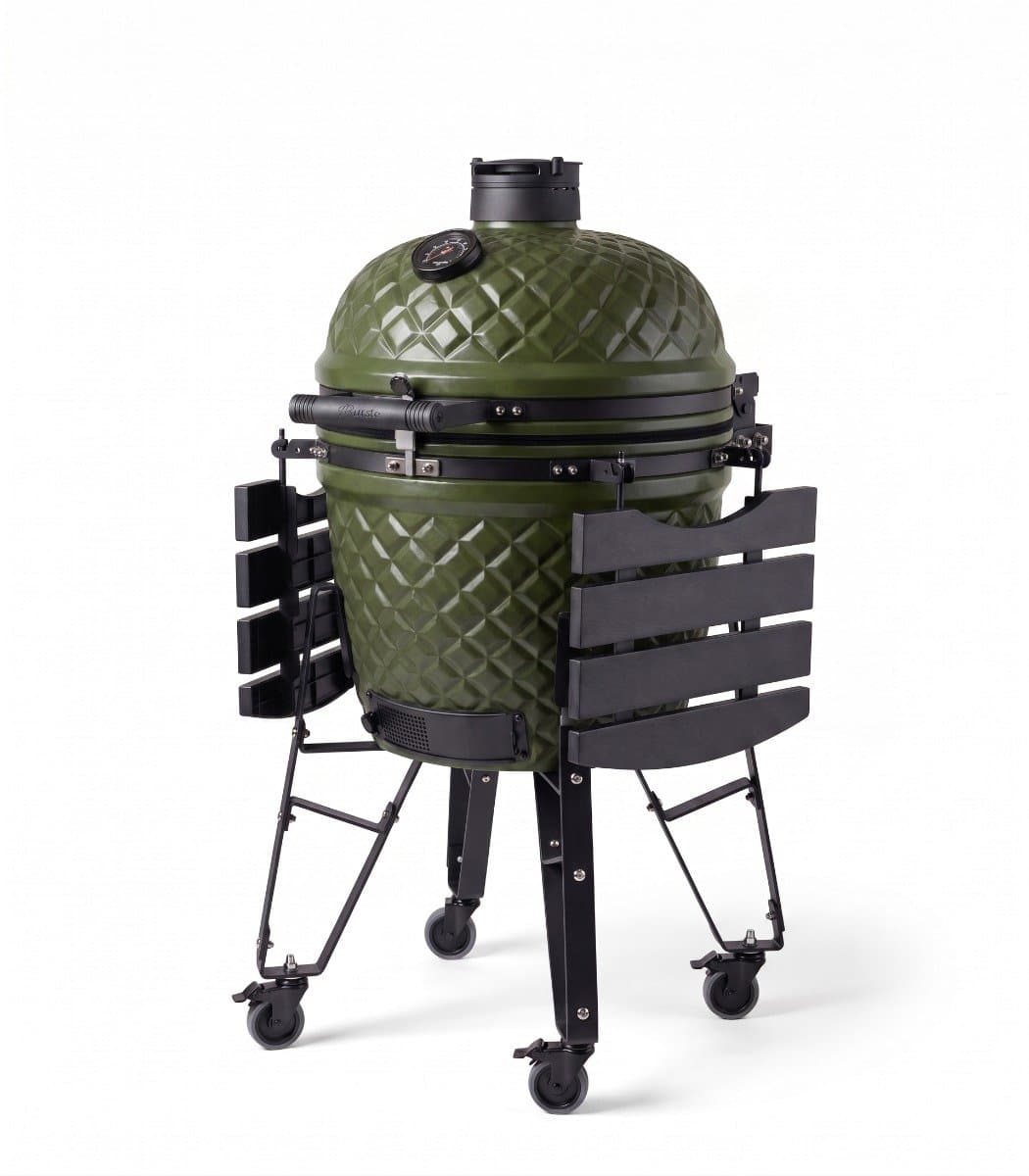 BASTE kamado bbq large - 21 inch - Olijfgroen — afbeelding 1