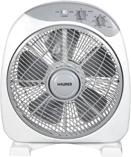 Krachtige Boxventilator 30 cm - 3 Snelheden & Timer - Stille Ventilator voor Hitte — thumbnail 1