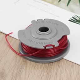Dailygoods - Dailygoody - Vervangende spoelen - Grasmaaier spoelen - 2 stuks - Grijs - Trimmerlijnen voor tuinen - Geschikt voor Gardena - 10 meter kabel — thumbnail 3