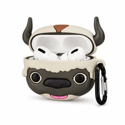 Schattige Bizon ''Avatar Appa Style'' AirPods Pro 2 Case – Beschermhoes met Lief Design en Anti-val Bescherming — thumbnail 1