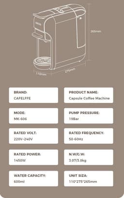 Zwart - Koffiecupmachine — thumbnail 2