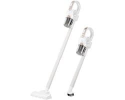 Gloovon® - Steelstofzuiger Draadloos - Stofzuiger Zonder Zak - Stofzuiger Draadloos - 100W - 11000Pa - Wit