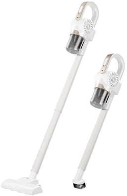 Gloovon® - Steelstofzuiger Draadloos - Stofzuiger Zonder Zak - Stofzuiger Draadloos - 100W - 11000Pa - Wit — thumbnail 1