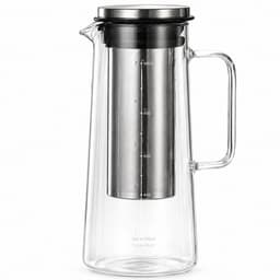 House of Husk Cold Brew Koffie Maker - Slow Coffee - Borosilicaat Glas - 1 Liter - Uitneembare Filter — thumbnail 1