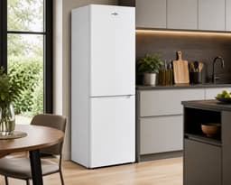 Helvetia Koel-Vriescombinatie HRHCB269EB1 - 268 L - H 180 B55 cm - Wit - Stil 39 dB — thumbnail 4