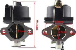 Grastrimmer Carburateur - Motorcarburateur Grasmaaier - Tuinonderhoud Uitvoeren - Vervangt Oude Onderdelen - 13-15 pk - Zilver — thumbnail 4