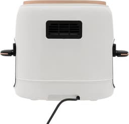 Airfryer Compact - Heteluchtfriteuse Mini - Gezond Koken - Zichtbare Glazen Mand - 4 Liter - Wit — thumbnail 4