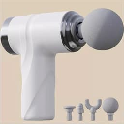 Draagbare Massage Gun - Spierontspanner Elektrisch - Spierherstel Bevorderen - 6 Snelheden 4 Opzetstukken — thumbnail 1