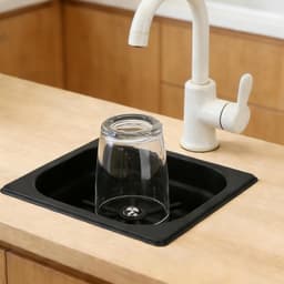 Automatische Bekerwasmachine - Kan Rinser - Snel Glazen Reinigen - Hogedruk Spoeling - 175 x 163 x 12 cm - Zwart — thumbnail 4
