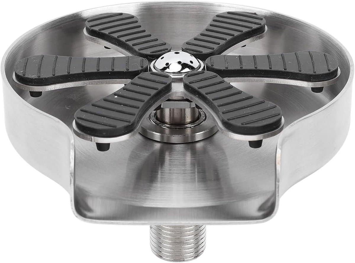 Hogedruk Glazenspoeler - Bekerreiniger Aanrecht - Snel Glazen Wassen - Perstype Automatisch - 13 cm - Zilver — afbeelding 1