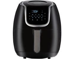 Digitale Luchtfriteuse - Airfryer - Gezond Koken - 360 Graden Technologie - 4.7 Liter - Zwart