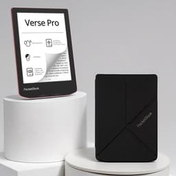PocketBook Verse Pro e-reader Passion Red – 6 inch – 16 GB – waterdicht + Origami Zwart Hoesje – voordeelbundel — thumbnail 1