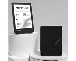 PocketBook Verse Pro e-reader Passion Red – 6 inch – 16 GB – waterdicht + Origami Zwart Hoesje – voordeelbundel