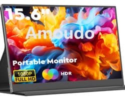 Innovastore Monitor - Draagbare monitor - Schermuitbreiding - 15,6 Inch monitor - Monitor voor Laptop/PC/Telefoon - Plug-and-play