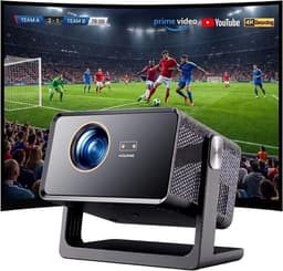 4K Beamer met Netflix, WiFi 6 en Autofocus – Smart Projector met Auto Keystone en 300 Inch Schermformaat — thumbnail 1