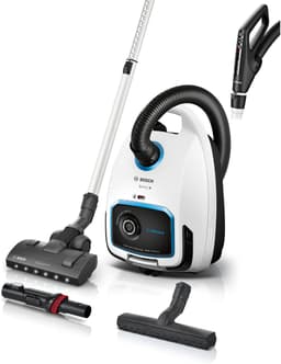 Bosch ProSilence BGB6SIL0L Serie 6 - Stofzuiger met zak - 12mtr bereik - Voetverlichting - HEPA hygienefilter - 66db - Afstandsbediening in handvat - Wit — thumbnail 1