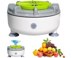 Fruitreiniger - Groentereiniger - Fruit en groente wasmachine - Oplaadbaar - Waterdicht - Vortex technologie - Voor groente, vlees en fruit - Keukenhulp - Grijs