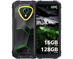 CUBOT Kingkong mini 4 Robuuste Smartphone - 16GB RAM - 128GB ROM - 4700mAh - 4.7 inch - IP68/IP69K - Android 15 - NFC - GPS - Groen