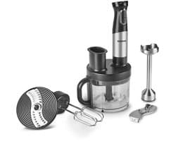 Homend Functionall 2848EU - Keukenmachine 1500W – 1 Liter – 4 RVS Messen – Vaatwasserbestendig – RVS