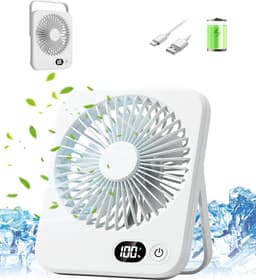 KZQ Mini Ventilator Voor Huisdierendrager Rugzak En Luchtkoepel Rugzak - Geschikt Voor Katten En Honden - Goedgekeurd Voor Vliegreizen - Voor Reizen Wandelen En Buiten - Wit — thumbnail 1