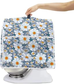 Keukenmachinehoes - Mixerhoes Stofhoes - Keuken Decoratie - Wasbaar Canvas Polyester - 38 x 27.5 x 37 cm - Vintage Daisy — thumbnail 4