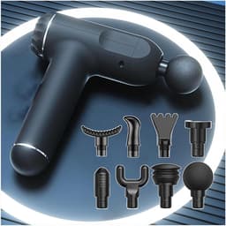 Spiermassagepistool - Mini massagepistool - Spierherstel - Diepe weefselmassage - 13 mm amplitude - Zwart — thumbnail 1