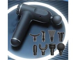 Spiermassagepistool - Mini massagepistool - Spierherstel - Diepe weefselmassage - 13 mm amplitude - Zwart