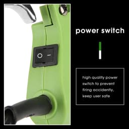 1800W Electric Nail Gun Electric Nail Mine Ergonomic Soft Grip Cord Nag with 30/min Nail Speed High Strength Aluminum Alloy for Hold — thumbnail 5