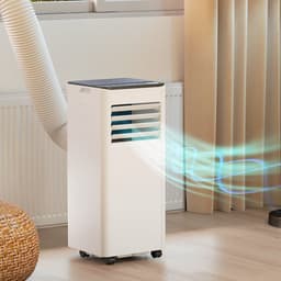 Mobiele Airco 7000 BTU - 4-in-1 Koeling - Wifi Bediening - Ontvochtiger - 24u Timer - Voor 15-26㎡ - 30x29x70cm - Wit — thumbnail 5