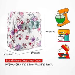 Stand Mixer Cover, Keuken Mixer Cover Compatibel Met 5-8 Quart Kitchenaid Hamilton Mixers, Pioneer Vrouw Keuken Hulp Covers voor Stand Mixer, Pioneer Vrouwen Keuken Aid Mixer Assecories — thumbnail 4