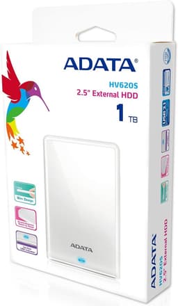 Externe Harde Schijf - Draagbare Opslag - Bestanden Opslaan - Slank Krasbestendig - 1 TB - Wit — thumbnail 4